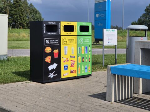 Jäätme prügikast “Etna III 3x120l” Jäätme prügikastid väliruumi Gardenistas.eu 4