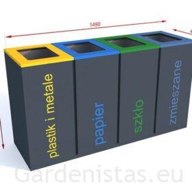 Jäätmeprügikast “Satis IV 4x100l” Jäätmeprügikastid siseruumi 2 Jäätmeprügikast “Satis IV 4x100l” Jäätmeprügikastid siseruumi Gardenistas.eu 2