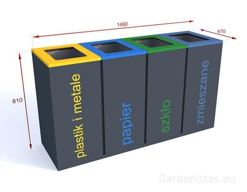 Jäätmeprügikast “Satis IV 4x100l” Jäätmeprügikastid siseruumi 2 Jäätmeprügikast “Satis IV 4x100l” Jäätmeprügikastid siseruumi Gardenistas.eu 2