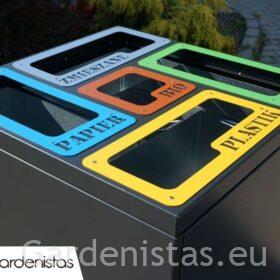 Jäätmeprügikast “Kuubik II 4x70l,1x35l” Jäätmeprügikastid siseruumi 2 Jäätmeprügikast “Kuubik II 4x70l,1x35l” Jäätmeprügikastid siseruumi Gardenistas.eu 2