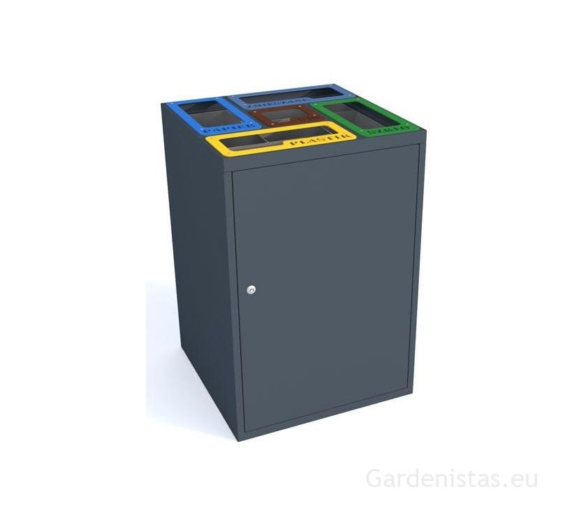 Jäätmeprügikast “Kuubik II 4x70l,1x35l” Jäätmeprügikastid siseruumi Jäätmeprügikast “Kuubik II 4x70l,1x35l” Jäätmeprügikastid siseruumi Gardenistas.eu
