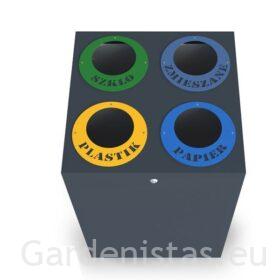 Jäätmeprügikast “Kuubik IV 4x80l” Jäätmeprügikastid siseruumi 2 Jäätmeprügikast “Kuubik IV 4x80l” Jäätmeprügikastid siseruumi Gardenistas.eu 2