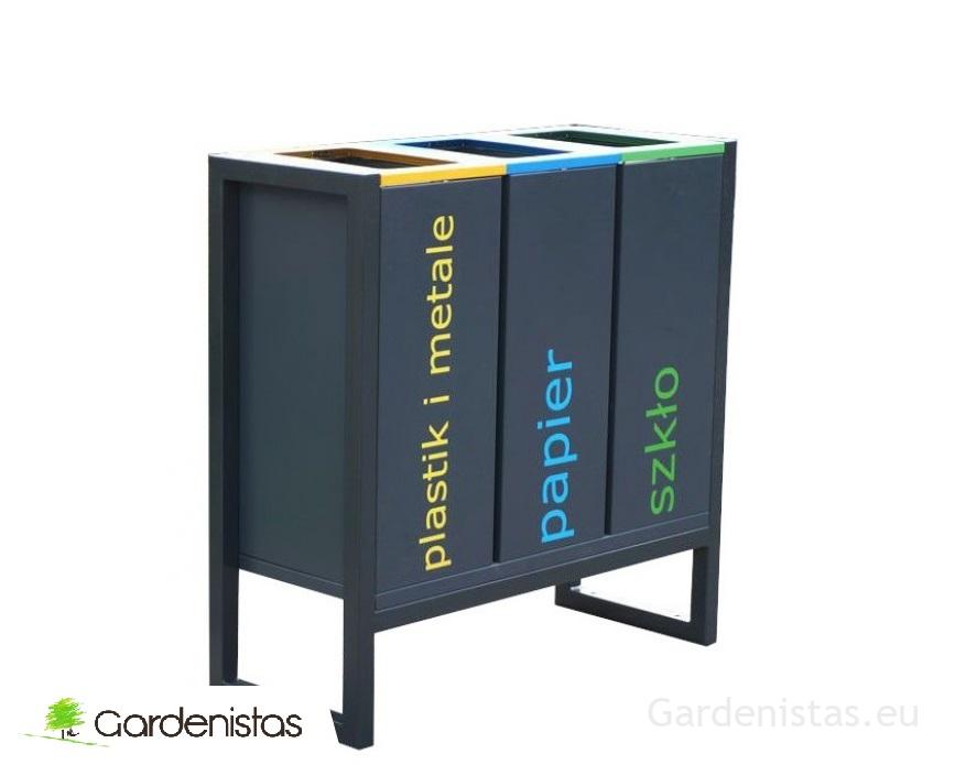 Jäätmeprügikast “Satis III jalgadel 3x60l” Jäätmeprügikastid siseruumi Jäätmeprügikast “Satis III jalgadel 3x60l” Jäätmeprügikastid siseruumi Gardenistas.eu