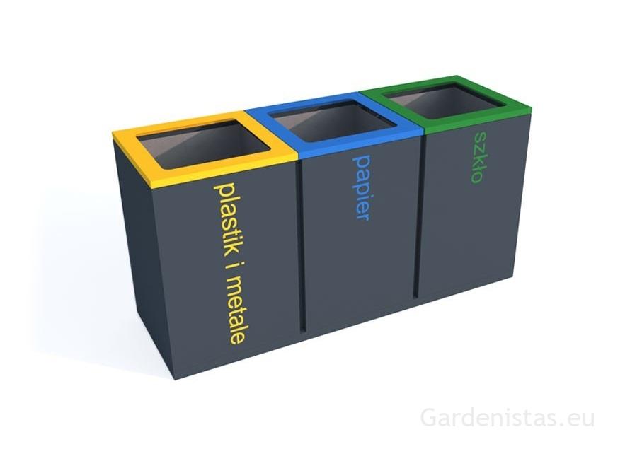 Jäätmeprügikast “Satis III 3x65l” Jäätmeprügikastid siseruumi Jäätmeprügikast “Satis III 3x65l” Jäätmeprügikastid siseruumi Gardenistas.eu