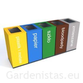 Jäätmeprügikast “Satis V 5x100l” Jäätmeprügikastid siseruumi Jäätmeprügikast “Satis V 5x100l” Jäätmeprügikastid siseruumi Gardenistas.eu