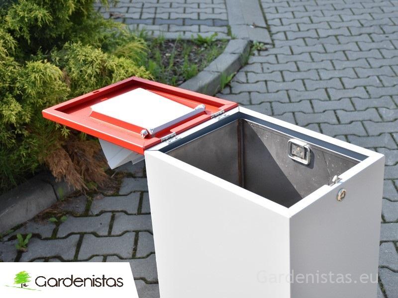 Patareijäätmete prügikast “I / 60l” Jäätmeprügikastid siseruumi 3 Patareijäätmete prügikast “I / 60l” Jäätmeprügikastid siseruumi Gardenistas.eu 3