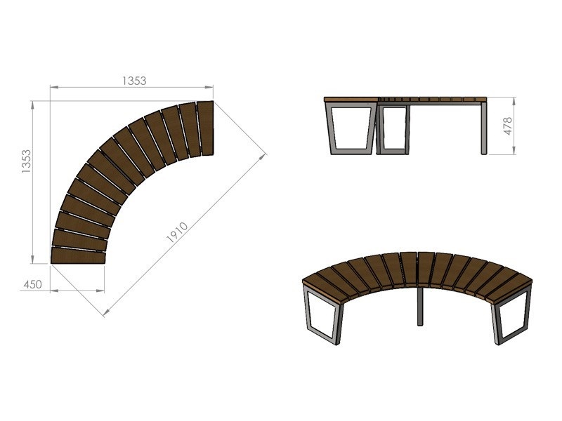 Pargipink Amant I – 1 moodul Erikujulised pargipingid 2 Pargipink Amant I – 1 moodul Erikujulised pargipingid Gardenistas.eu 2