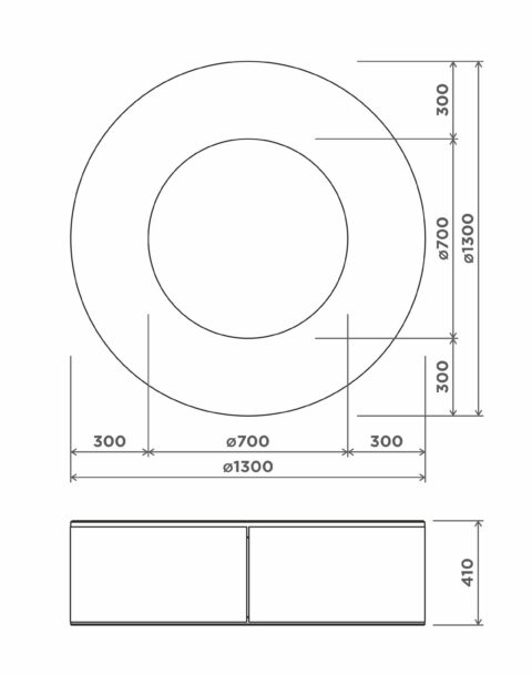 Pinnasebatuut 130cm Ø Pinnasebatuudid Gardenistas.eu 2