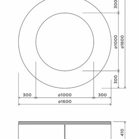 Pinnasebatuut 160cm Ø Pinnasebatuudid Gardenistas.eu 2