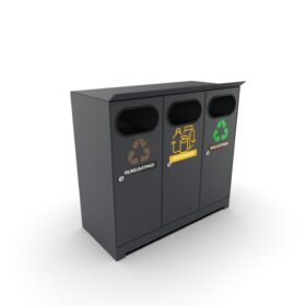 Jäätmeprügikast “City III 3x54l” Jäätmeprügikastid väliruumi Jäätmeprügikast “City III 3x54l” Jäätmeprügikastid väliruumi Gardenistas.eu