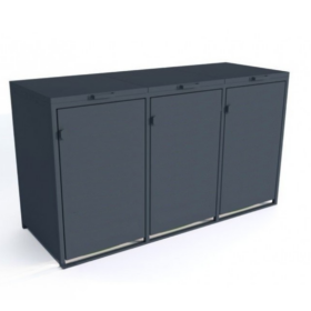 Prügikasti ümbris III 3x240l ECO Prügimajad ja prügikastide ümbrised Prügikasti ümbris III 3x240l ECO Prügimajad ja prügikastide ümbrised Gardenistas.eu