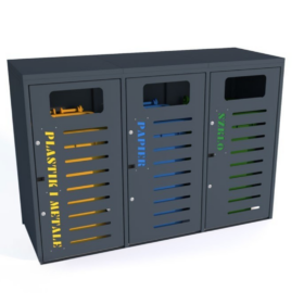 Prügikasti ümbris VII 3x120l Prügimajad ja prügikastide ümbrised Prügikasti ümbris VII 3x120l Prügimajad ja prügikastide ümbrised Gardenistas.eu