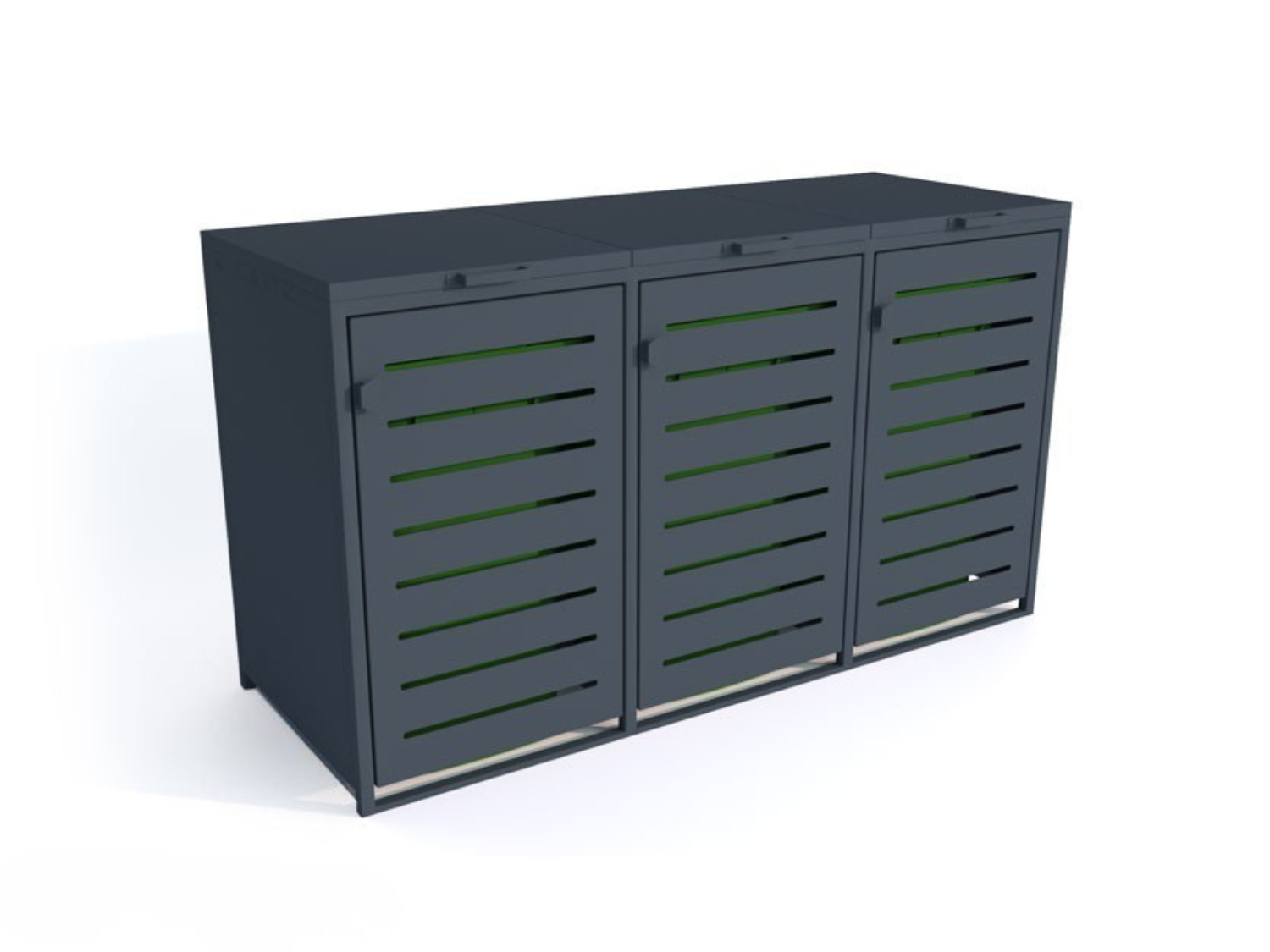 Prügikasti ümbris III 3x120l Prügimajad ja prügikastide ümbrised Prügikasti ümbris III 3x120l Prügimajad ja prügikastide ümbrised Gardenistas.eu