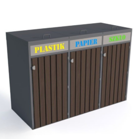 Prügikasti ümbris II 3x240l Prügimajad ja prügikastide ümbrised Prügikasti ümbris II 3x240l Prügimajad ja prügikastide ümbrised Gardenistas.eu