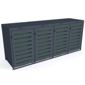 Prügikasti ümbris III 4x240l Prügimajad ja prügikastide ümbrised Prügikasti ümbris III 4x240l Prügimajad ja prügikastide ümbrised Gardenistas.eu