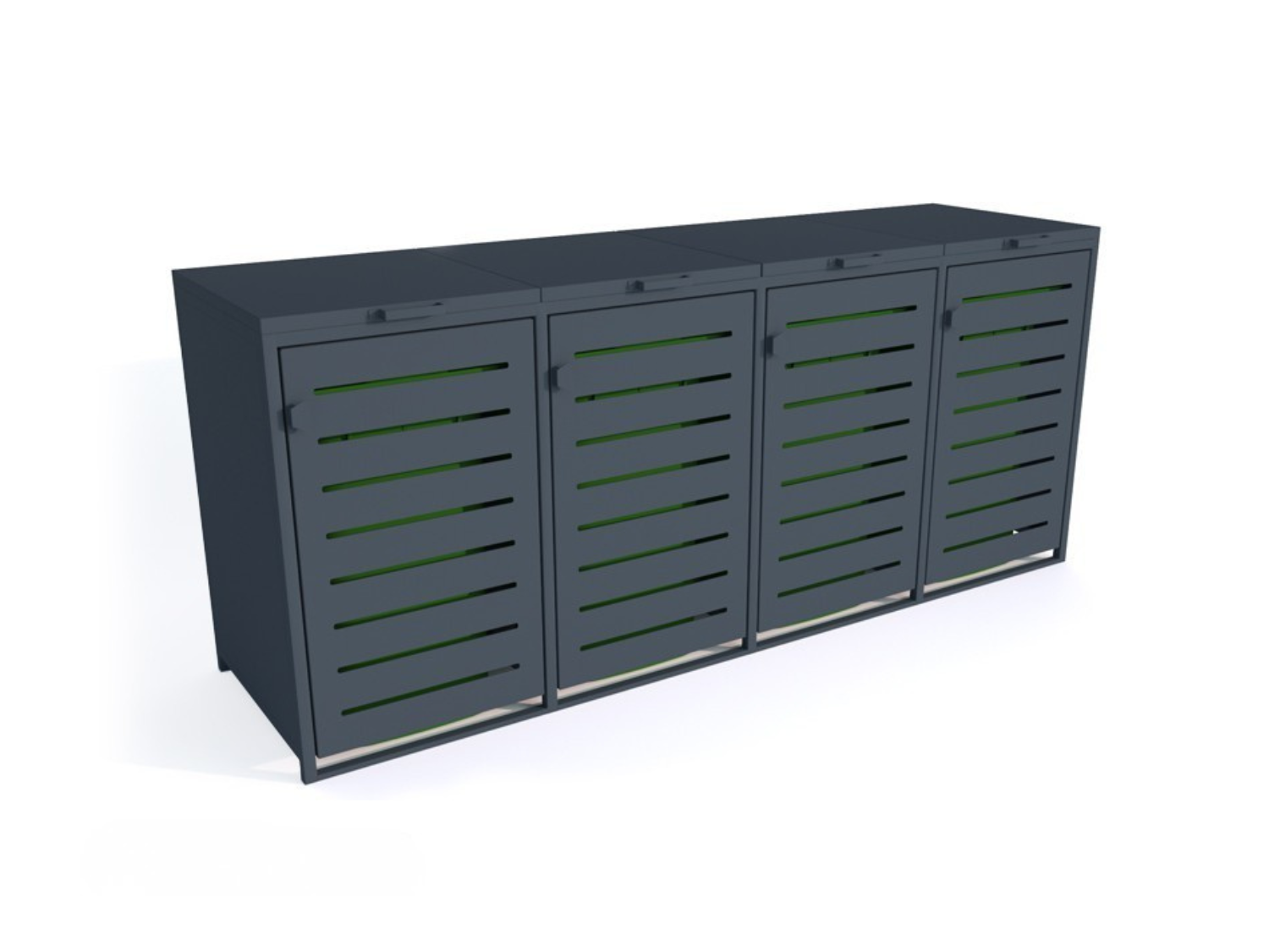 Prügikasti ümbris III 4x240l Prügimajad ja prügikastide ümbrised Prügikasti ümbris III 4x240l Prügimajad ja prügikastide ümbrised Gardenistas.eu