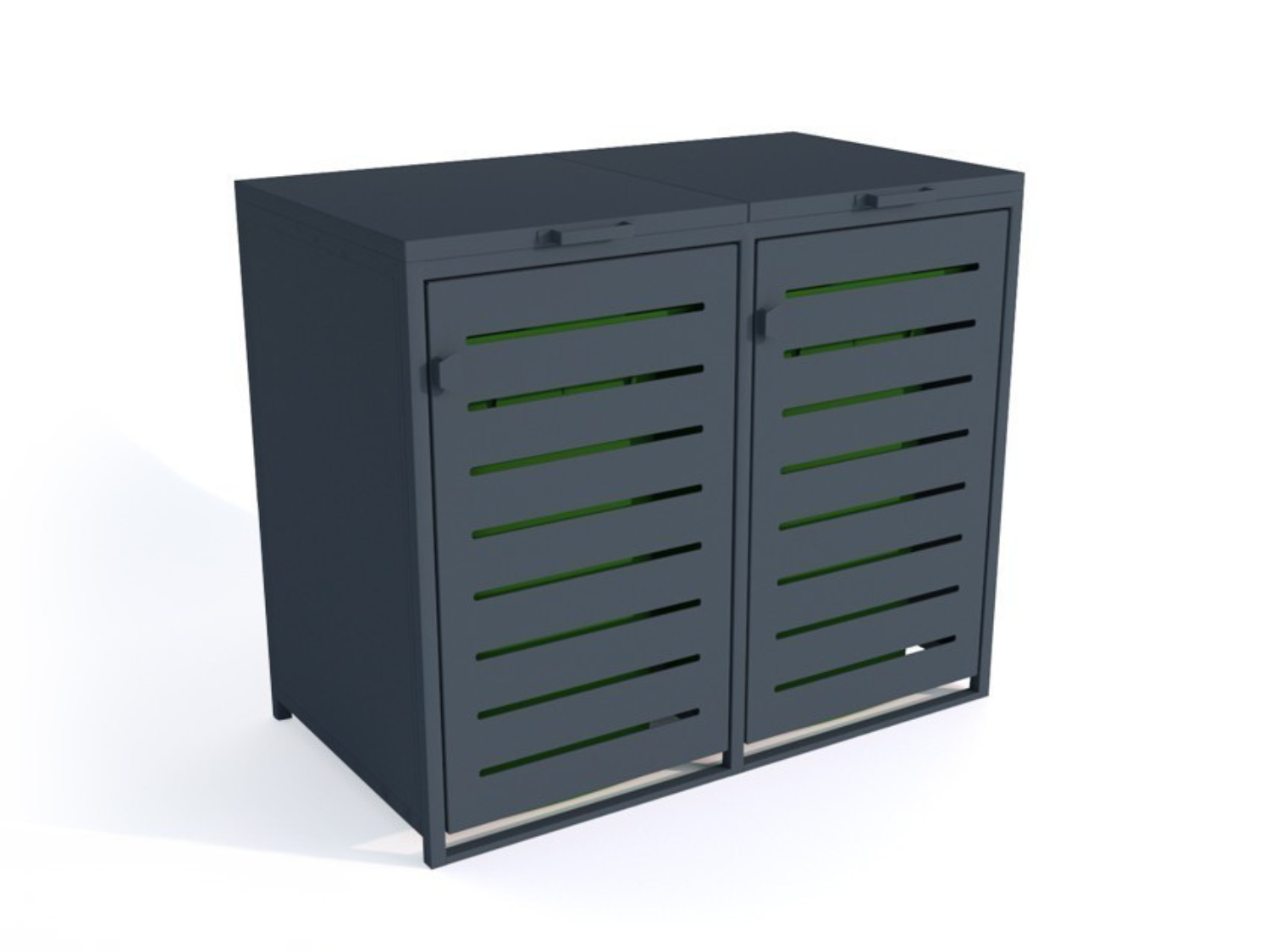 Prügikasti ümbris III 2x120l Prügimajad ja prügikastide ümbrised Prügikasti ümbris III 2x120l Prügimajad ja prügikastide ümbrised Gardenistas.eu