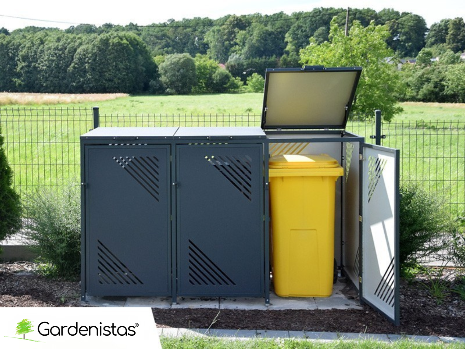 Prügikasti ümbris III 3x240l ECO Prügimajad ja prügikastide ümbrised 4 Prügikasti ümbris III 3x240l ECO Prügimajad ja prügikastide ümbrised Gardenistas.eu 4