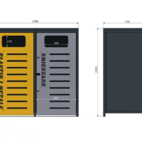 Prügikasti ümbris VII 2x120l Prügimajad ja prügikastide ümbrised 2 Prügikasti ümbris VII 2x120l Prügimajad ja prügikastide ümbrised Gardenistas.eu 2