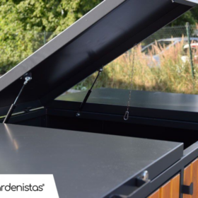 Prügikasti ümbris I 2x120l Prügimajad ja prügikastide ümbrised Gardenistas.eu 2