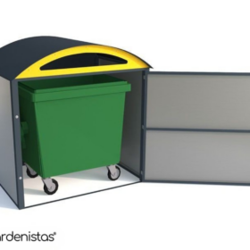 Prügikasti ümbris II 1x1100l Prügimajad ja prügikastide ümbrised Gardenistas.eu 2