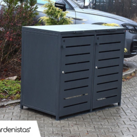 Prügikasti ümbris III 2x120l Prügimajad ja prügikastide ümbrised Gardenistas.eu 2