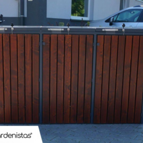 Prügikasti ümbris I 3x240l – lukustatav Prügimajad ja prügikastide ümbrised 2 Prügikasti ümbris I 3x240l – lukustatav Prügimajad ja prügikastide ümbrised Gardenistas.eu 2