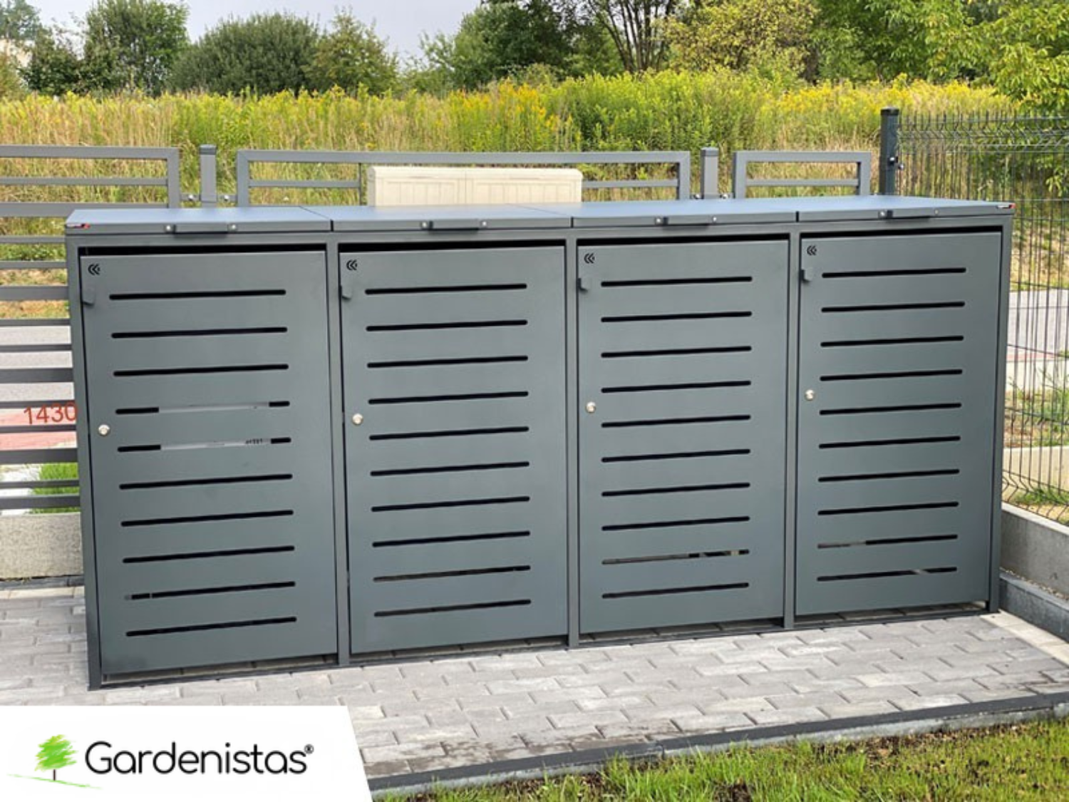 Prügikasti ümbris III 4x240l Prügimajad ja prügikastide ümbrised 2 Prügikasti ümbris III 4x240l Prügimajad ja prügikastide ümbrised Gardenistas.eu 2