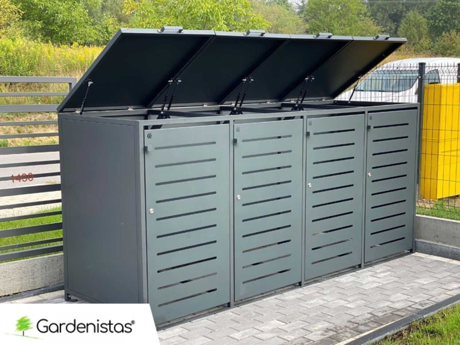 Prügikasti ümbris III 4x240l Prügimajad ja prügikastide ümbrised 3 Prügikasti ümbris III 4x240l Prügimajad ja prügikastide ümbrised Gardenistas.eu 3