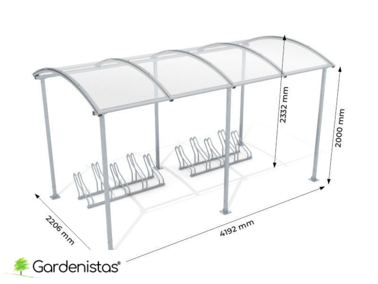 Jalgratta varjualune “Zorza” – 420 cm Jalgrataste varjualused/majad 9 Jalgratta varjualune “Zorza” – 420 cm Jalgrataste varjualused/majad Gardenistas.eu 9